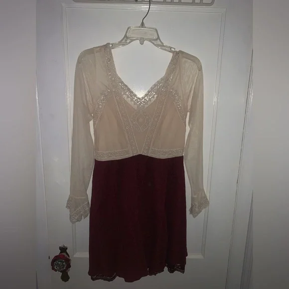 free people red and white dress Vintage Young and Innocent Red and White Picnic Dress Selected by The Curatorial Dept